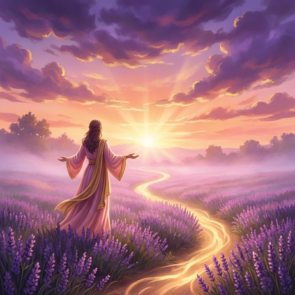 Фотография гадалки за работой